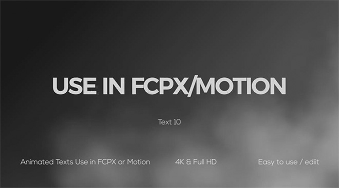 【免费下载】FCPX插件：10个干扰失真字幕标题文字动画预设 – Glitch Animated Titles