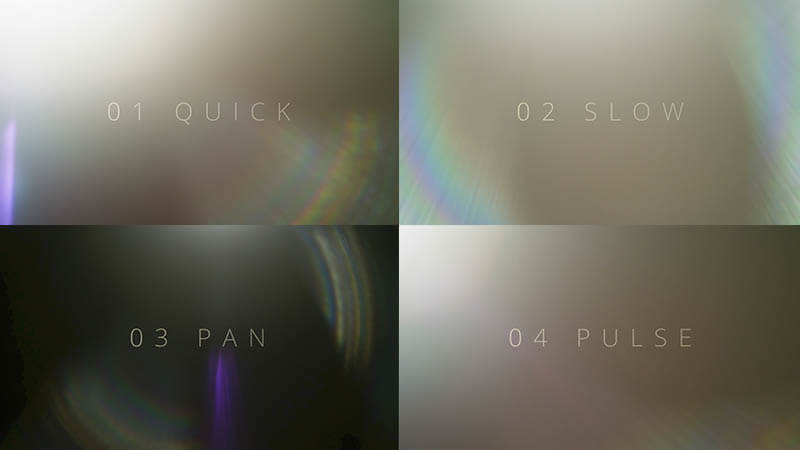 AE/PR/FCPX视频素材：4K柔和温暖自然镜头光晕光效视频素材70个