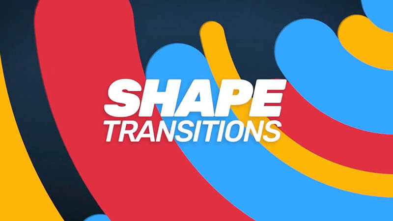 FCPX插件Shape Transitions现代简洁风格动态形状图形过渡转场预设51个