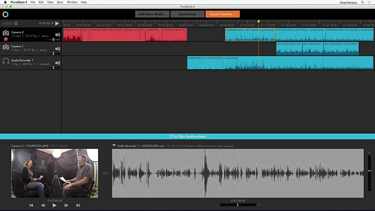 【免费下载】PluralEyes 3.5 for Mac 多机位音频/视频自动同步工具 FCPX PR+使用教程