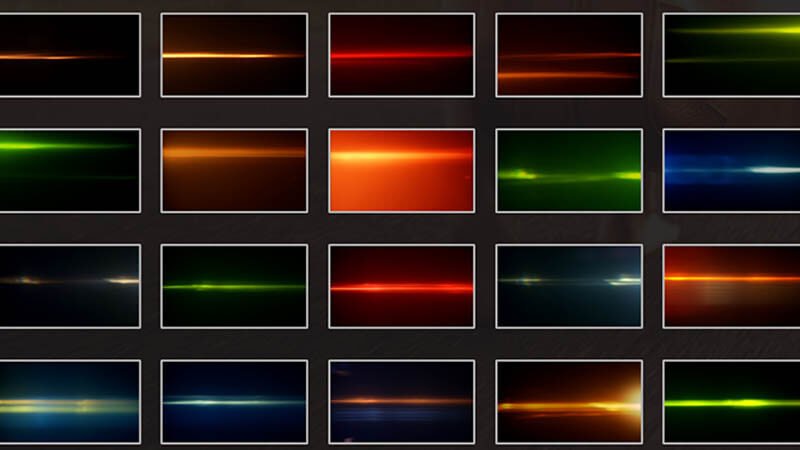 视频素材：mStreak 大气镜头光线耀斑光晕高清特效素材100组（4K分辨率）