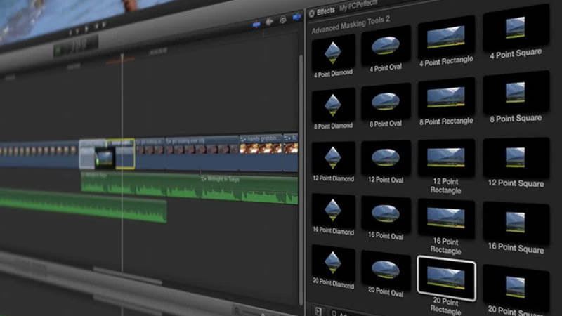 FCPX插件Masking Tools 2多点高级遮罩工具for Final Cut Pro X