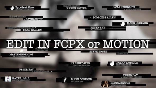 【免费下载】FCPX插件：20个信号干扰效果下三分之一人名条字幕标题预设 Modern Lower Thirds