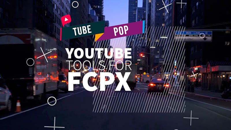 FCPX插件：72个网络视频风格标题字幕动画模板 + 使用教程