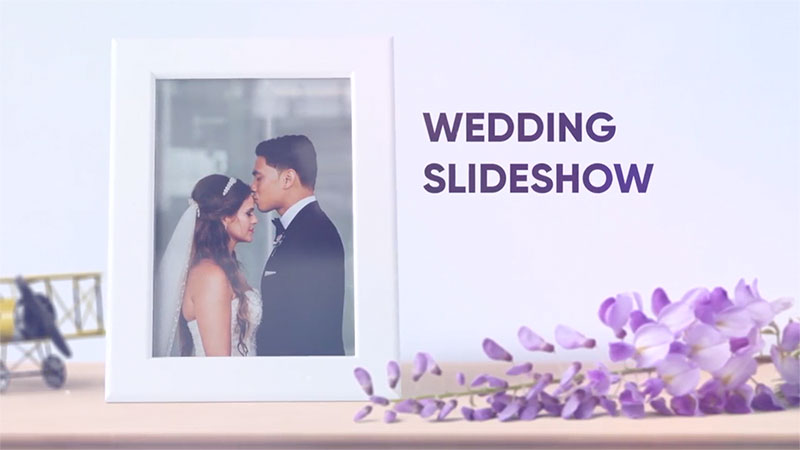 【免费下载】FCPX模板Wedding Slideshow婚礼风格电子相册幻灯片图文展示模板