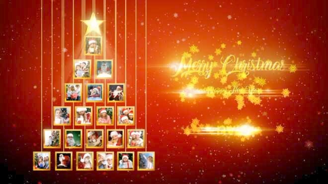 【免费下载】FCPX模板Christmas Tree Photos圣诞树风格图文动画模板