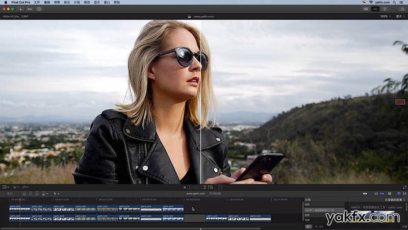 FCPX插件SHARPEN视频图像画面锐化效果工具+使用教程