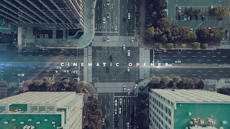 FCPX插件Cinematic Opener大气光效字幕标题图文展示模板