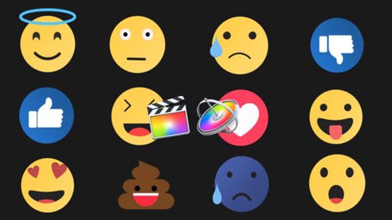 FCPX插件Emoji表情符号元素动画预设+使用教程