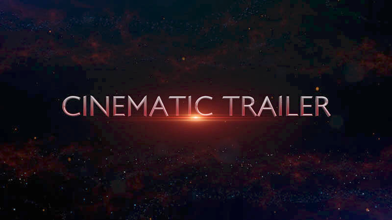 FCPX插件Cinematic Trailer Titles大气预告片头片花字幕标题预设模板
