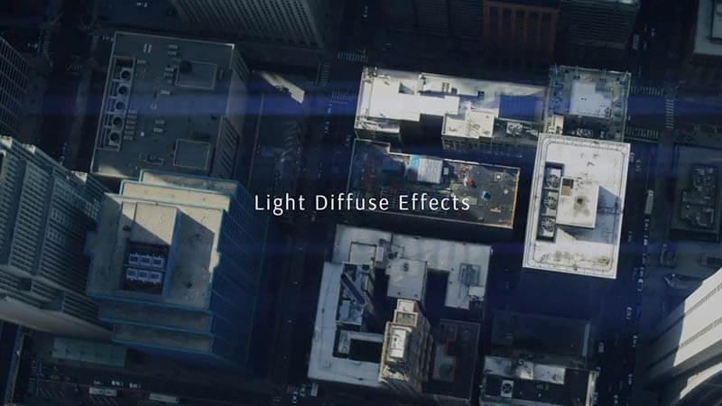 FCPX插件mLight Diffuse画面灯光光效叠加漫射扩散效果预设