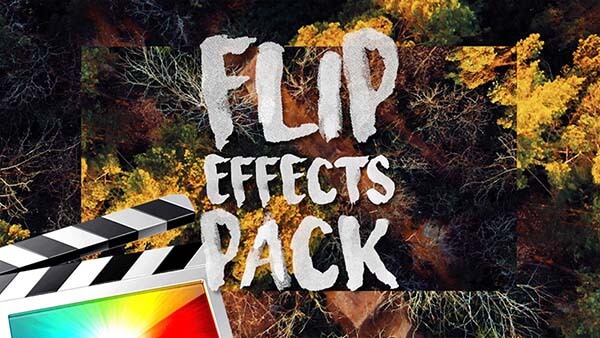 FCPX插件Flip Effects画面翻转画中画效果预设