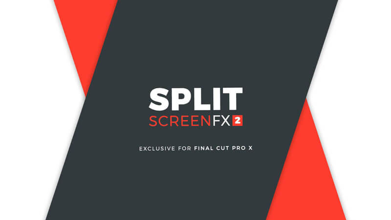 FCPX插件Split Screen FX 2视频动态分屏动画预设50个