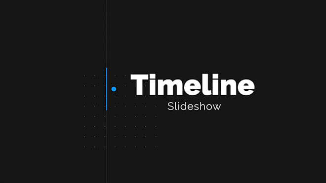 FCPX插件Timeline Slideshow企业宣传发展历程介绍模板