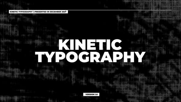 FCPX插件Kinetic Typography动感字幕标题排版动画预设