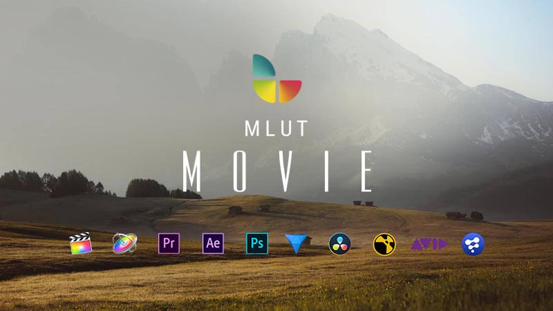 mLut Movie电影大片氛围渲染LUT调色预设30种 (支持AE/PR/FCPX/达芬奇等)