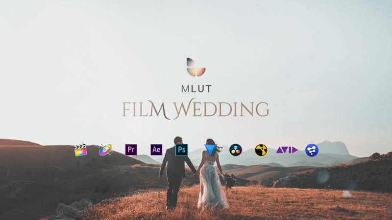 mLUT Film Wedding欧美风格婚礼LUTS调色预设25个支持AE/PR/FCPX/达芬奇等