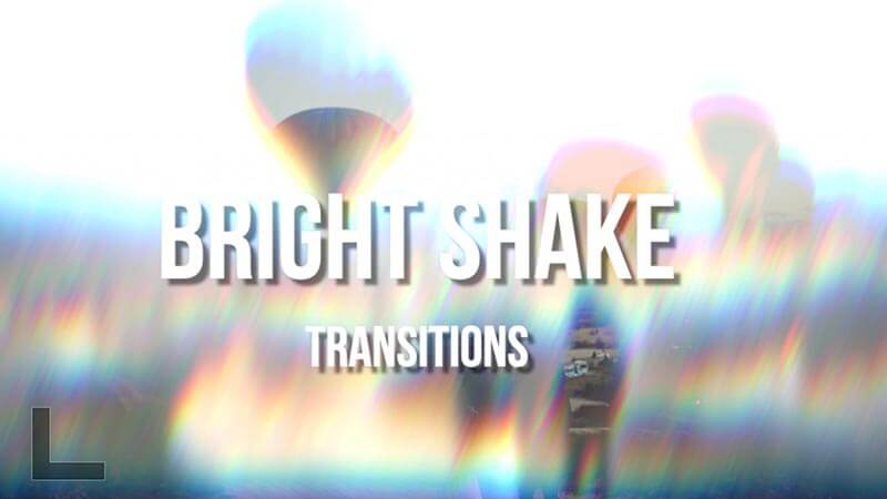 FCPX插件Bright Shake Transitions画面干扰抖动闪光快速过渡转场预设