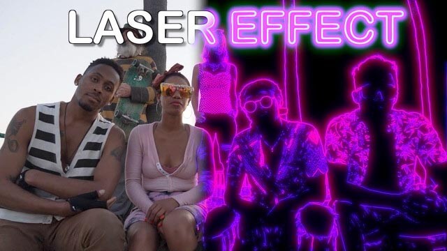 FCPX插件Laser Effect画面边缘霓虹发光激光效果预设13个