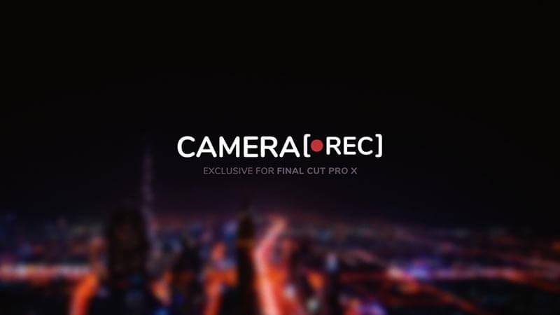 FCPX插件Camera REC摄像机录制画面取景框效果预设20个