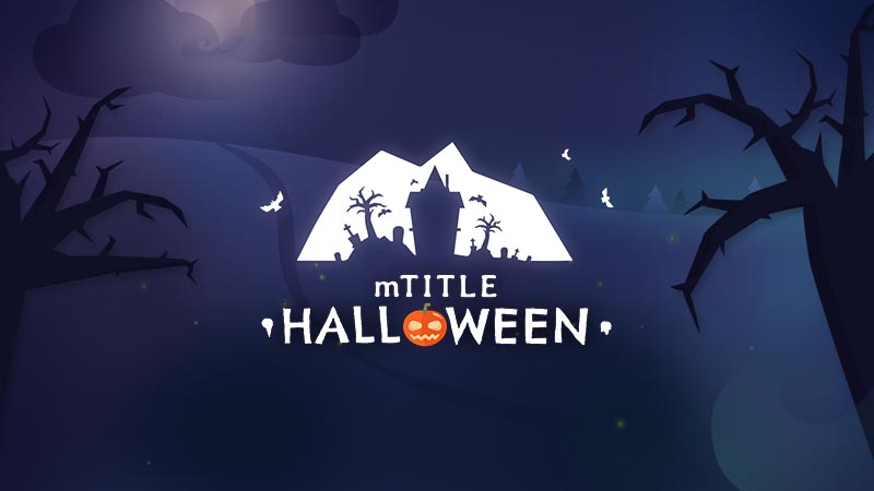 FCPX插件mTitle Halloween万圣节主题风格字幕标题动画预设35个