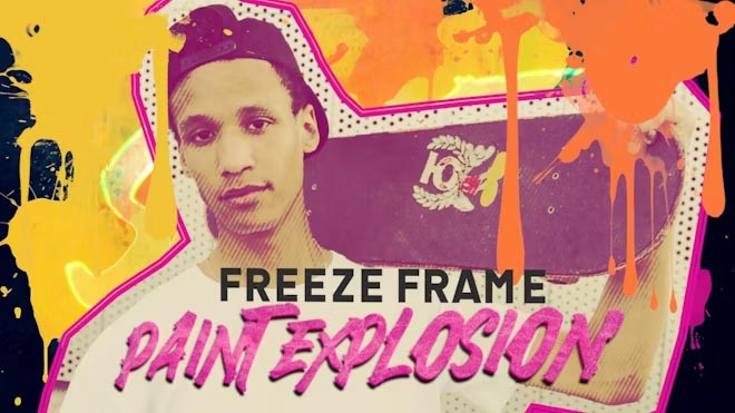 FCPX插件Paint Explosion Freeze Frame油漆爆炸冻结画面定格效果预设