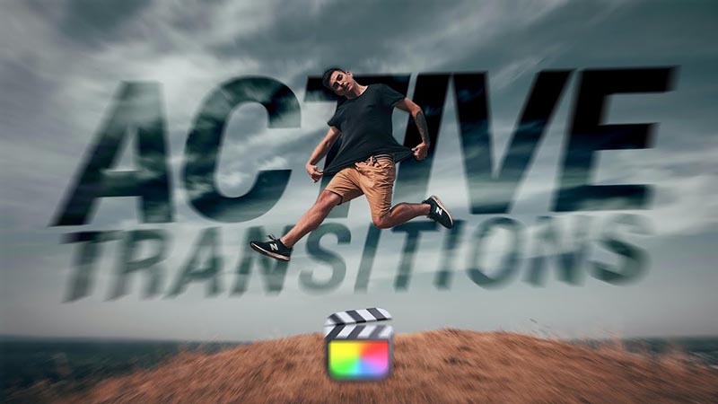 FCPX插件Active Transitions时尚酷炫动态活力视频无缝转场预设62个