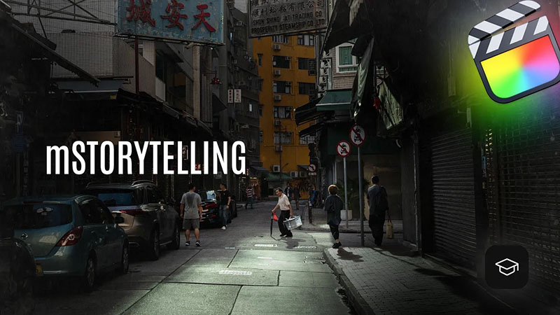 FCPX插件mStorytelling电影叙事纪录片文字图形效果包装动画60个