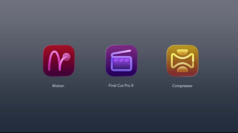 Final Cut Pro X 12.0 + Motion 6.0 + Compressor 5.0 中文版/英文版